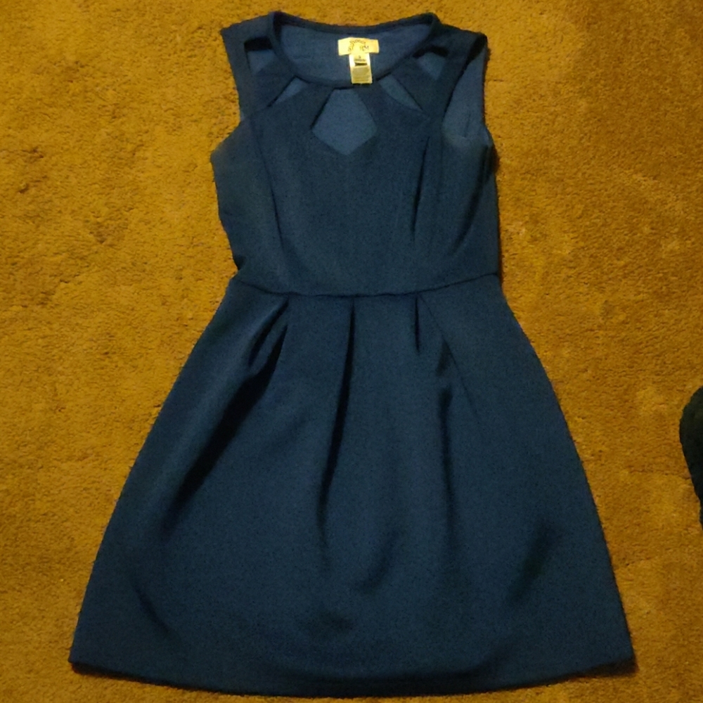 Dark blue formal dress